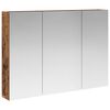 vidaXL Badezimmerspiegelschrank Altholz 100 x 14,5 x 70 cm