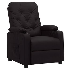 vidaXL Relaxsessel Schwarz Kunstleder