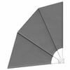 vidaXL Balkon Sichtschutz 140 x 140 cm Polyester Hellgrau