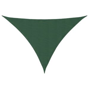 vidaXL Sonnensegel Dunkelgr&uuml;n 7x5x5 m 100% Polyester Oxford