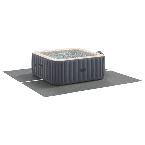 vidaXL Bodenfolie f&uuml;r Pools Hellgrau 274 x 274 x 0,1 cm Vliesstoff
