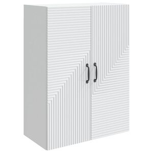 vidaXL Wandschrank Wei&szlig; 66 x 34,5 x 90 cm Holzwerkstoff