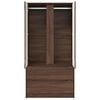 vidaXL Schrank Braun Eichen-Optik 79,5 x 49 x 156 cm Holzwerkstoff