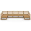vidaXL 7-tlg. Garten-Lounge-Set Massivholz Kiefer