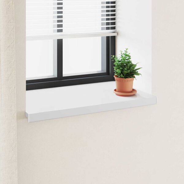 vidaXL Fensterbank Wei&szlig; 80 x 50 x 4,5 cm PVC