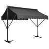 vidaXL Freistehende Markise 300x300 cm Anthrazit