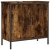 vidaXL Waschbeckenunterschrank R&auml;uchereiche 60x30x60 cm Holzwerkstoff