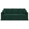 vidaXL Sofa Dunkelgr&uuml;n Gesamtabmessungen: 198 x 78 x 80 cm (B x T x H)