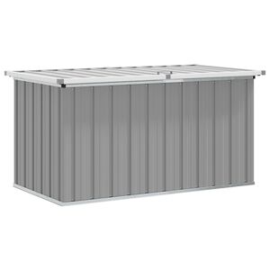 vidaXL Gartenbox Grau 129x67x65 cm