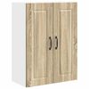vidaXL Wandschrank PORTO Sonoma-Eiche 80 x 31 x 80 cm Holzwerkstoff