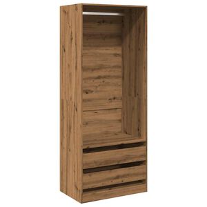 vidaXL Kleiderschrank Artisan-Eiche 80x50x200 cm Holzwerkstoff