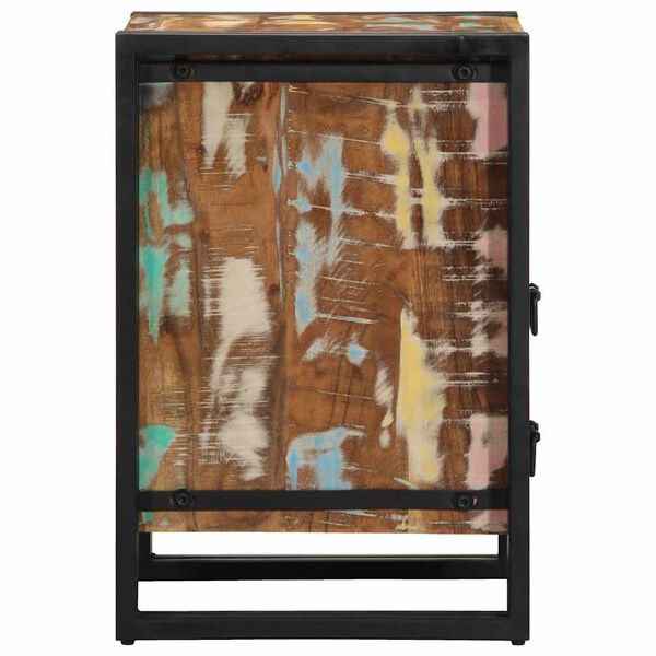 vidaXL Nachttisch 40x40x59 cm Altholz Massivholz