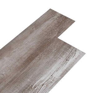 vidaXL Bodenplanken 5,02 m&sup2; 36 pcs PVC Mattes Holzbraun