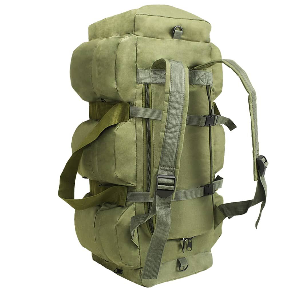 vidaXL Seesack 3-in-1 Army Stil 120L Reisetasche Rucksack mehrere Auswahl 