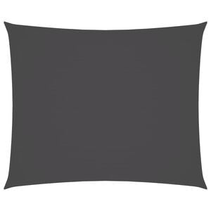 vidaXL Sonnensegel Oxford-Gewebe Rechteckig 4x6 m Anthrazit