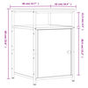 vidaXL Nachttische 2 Stk. R&auml;uchereiche 40x42x60 cm Holzwerkstoff