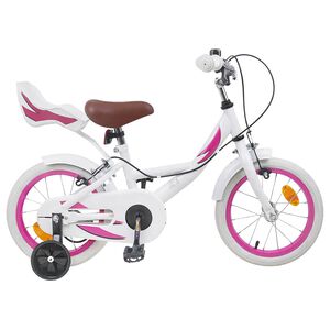 vidaXL Kinderfahrrad 12 Zoll f&uuml;r 2-4 Jahre alt Wei&szlig;