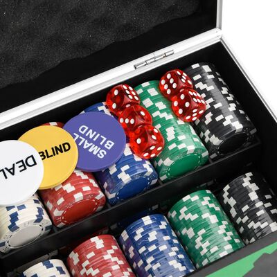 vidaXL Pokerchips-Set 300 Stk. 11,5 g