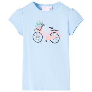 Kinder-T-Shirt Hellblau 116