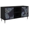 vidaXL TV-Schrank DOKKUM 102 x 33 x 51 cm Schwarz Eichen-Optik