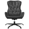 vidaXL Relaxsessel Schwarz Kunstleder