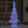 vidaXL Weihnachtsbaum mit 240 LEDs Blau 180 cm Acryl