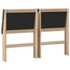 vidaXL Gepolstertes Kopfteil Taupe 160 cm Massives Kiefernholz