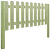 vidaXL Lattenzaun Imprägniert Kiefernholz 5,1 m 80 cm 6/9cm