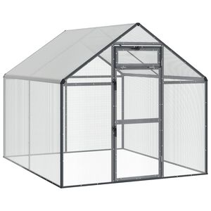 vidaXL Vogelk&auml;fig Anthrazit 181,5 x 221 x 173,5 cm