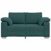 vidaXL Sofa Dunkelgrün 160 x 77 x 82 cm Stoff