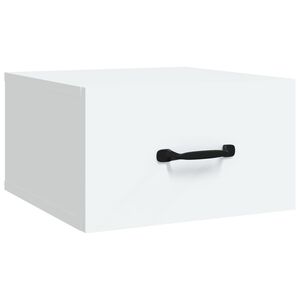 vidaXL Wand-Nachttisch Wei&szlig; 35x35x20 cm