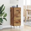 vidaXL Sideboard Altholz 34 x 34,5 x 90 cm Holzwerkstoff