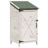 vidaXL Garten Shed Wei&szlig; 59,5 x 56 x 113,5 cm Holzwerkstoff