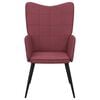 vidaXL Relaxsessel Weinrot Stoff