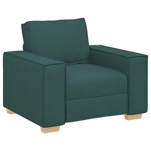 vidaXL Sofa Stuhl Dunkelgr&uuml;n 100x78x84 cm Stoff