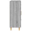 vidaXL Sideboard Grau Sonoma 69,5x34x90 cm Holzwerkstoff