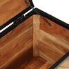 vidaXL Truhe 60x30x30 cm Massivholz Akazie und Eisen