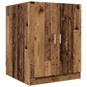 vidaXL Waschmaschinenschrank Altholz-Optik 70,5x71,5x91,5 cm