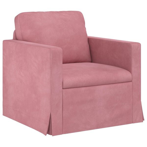 vidaXL Sofa 2 pcs Rosa Gesamtabmessungen: 198 x 78 x 80 cm (B x T x H)