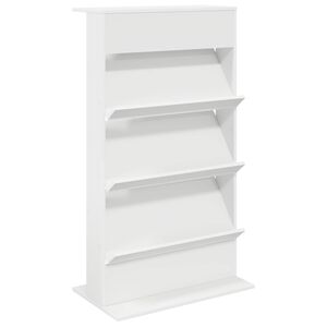 vidaXL Magazinregal Wei&szlig; 70 x 41 x 126 cm Holzwerkstoff