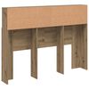 vidaXL Kopfteilschrank Artisan-Eiche 140 x 19 x 103,5 cm