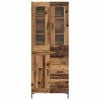vidaXL Highboard mit Schubladen 2 pcs Altholz Holzwerkstoff