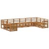 vidaXL Outdoor-Sofagarnitur 7 stk. Natur Massivholz Akazie