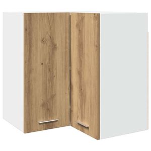 vidaXL Eck-H&auml;ngeschrank Lyon Artisan-Eiche 57x57x60 cm Holzwerkstoff