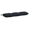 vidaXL Bankkissen VIANEN 100 % Polyester Dunkelblau 110 x 30 x 12 cm