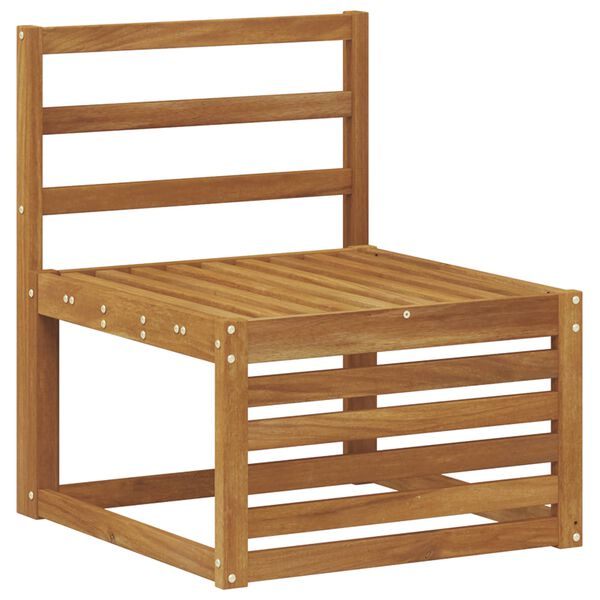 vidaXL Outdoor-Sofagarnitur 5 St&uuml;ck Natur Massivholz Akazie