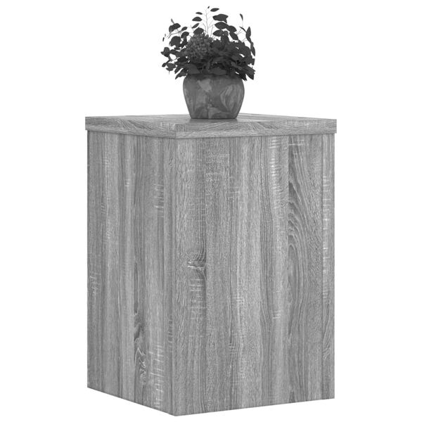 vidaXL Pflanzenst&auml;nder 2 Stk. Grau Sonoma 25x25x35 cm Holzwerkstoff