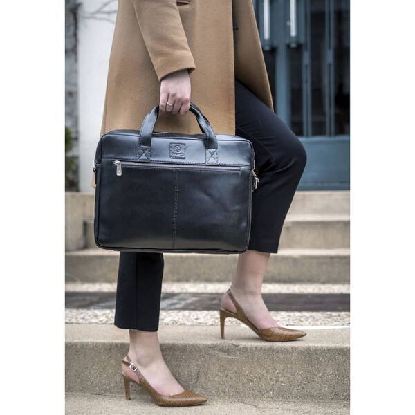 Exacompta Laptop-Tasche Exactive Echtleder