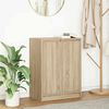 vidaXL Sideboard Sonoma-Eiche 57x34x76 cm Holzwerkstoff