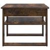 vidaXL Couchtisch Ger&auml;ucherte Eiche 64 x 54 x 44 cm Holzwerkstoff
